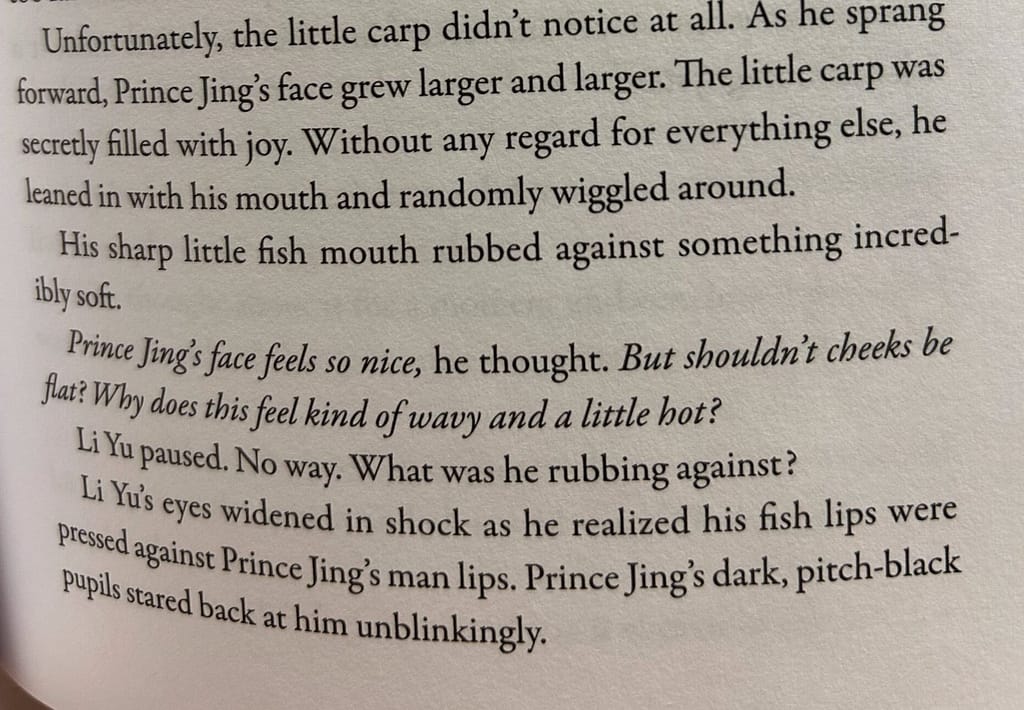 First fish/human kiss in dtbpf