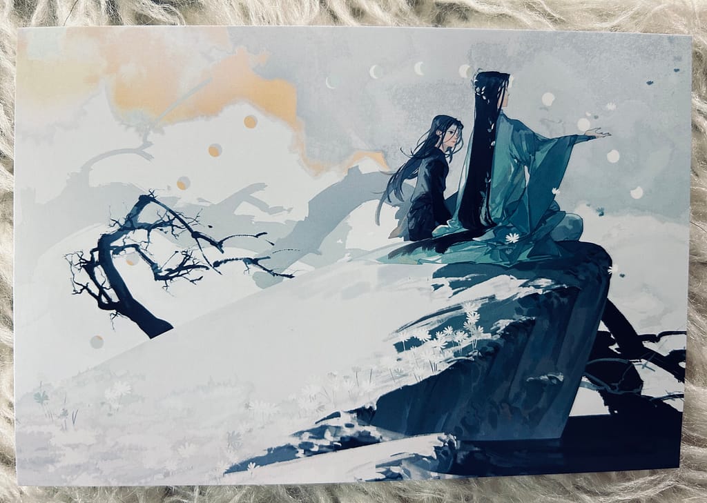 Postcard of Kunlun teaching Shen Wei