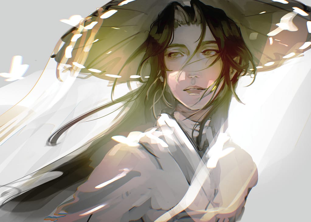 Xie Lian looking back