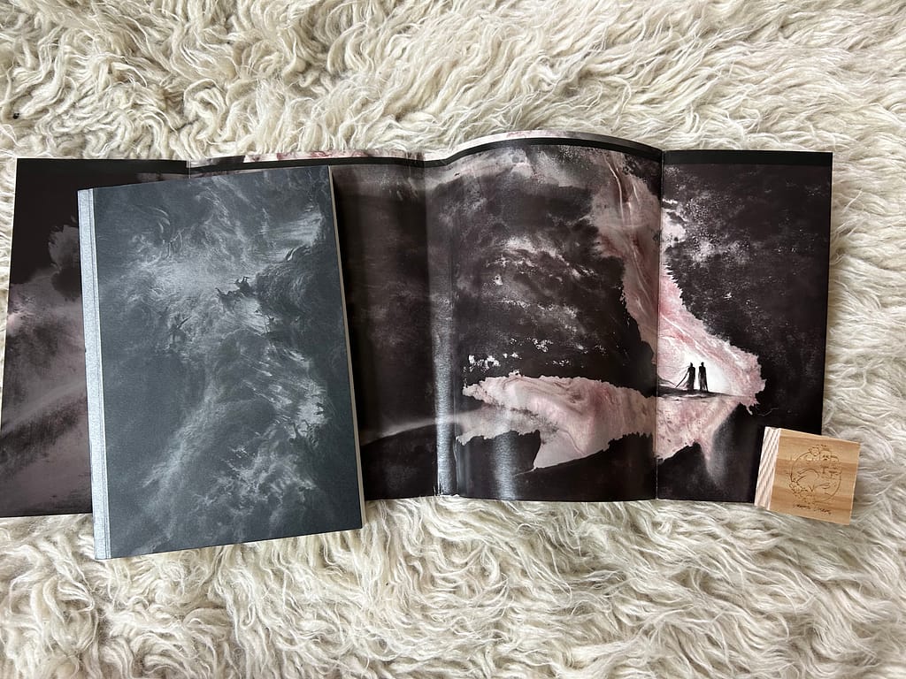 book 1 with dust jacket spread