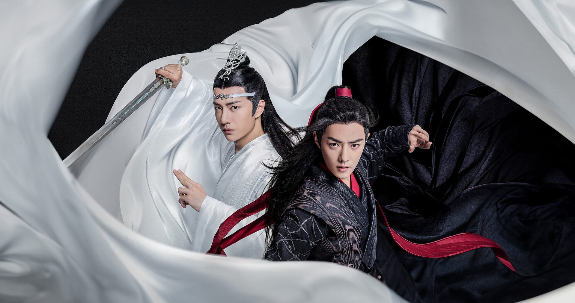 Wei Wuxian and Lan Wangji in The Untamed