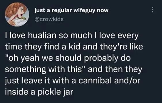 Xie Lian and Hua Cheng taking terrible care of children