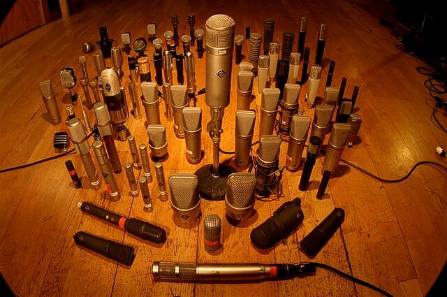 A lot of microphones