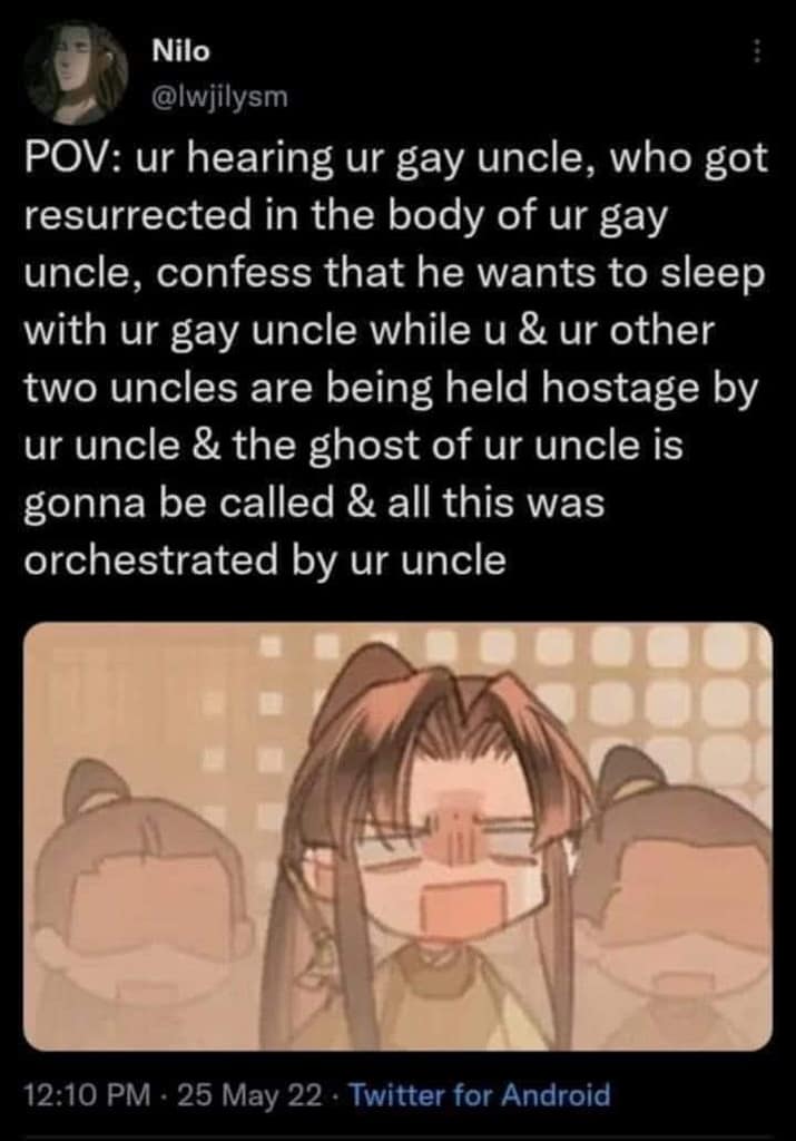 Uncles all the way down