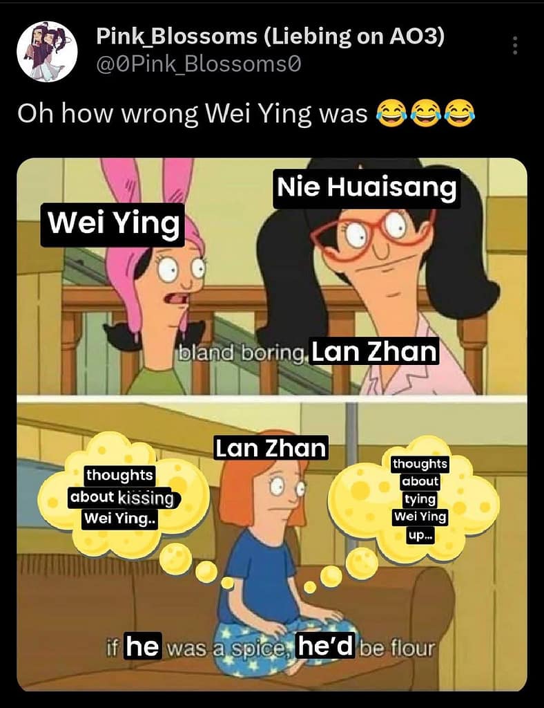 Boring bland Lan Zhan
