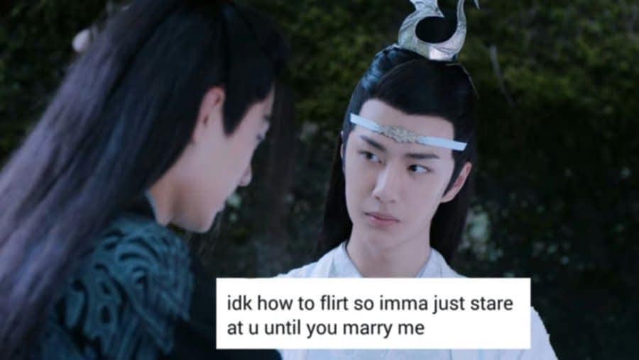 Stare until you marry me
