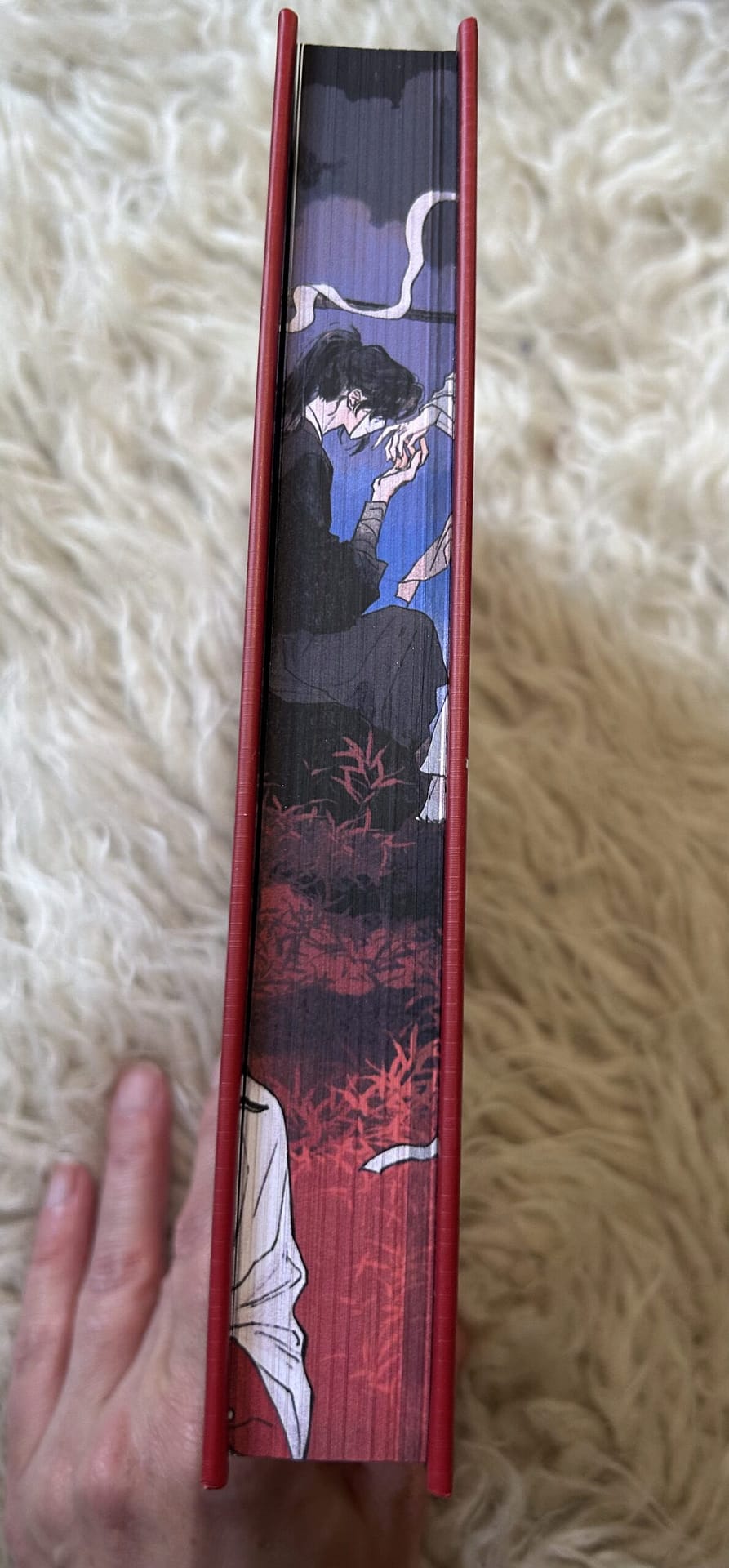 Paper edge details for v.4 of TGCF hardcover