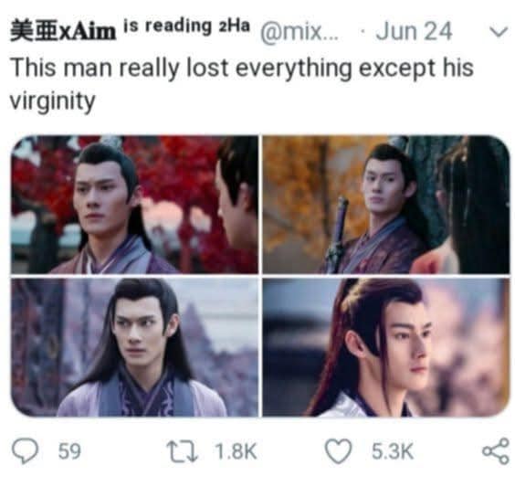 lost everything except virginity