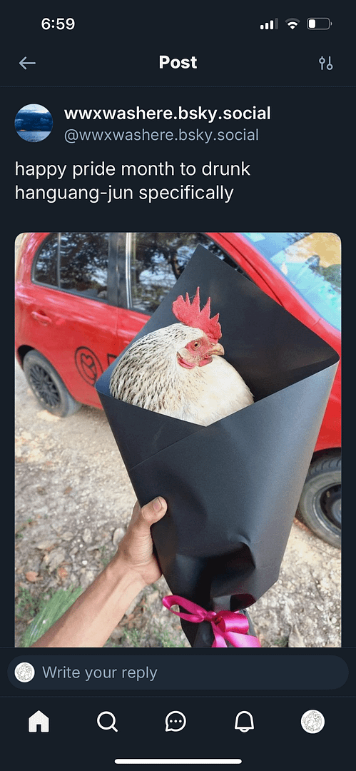 Chicken flowers