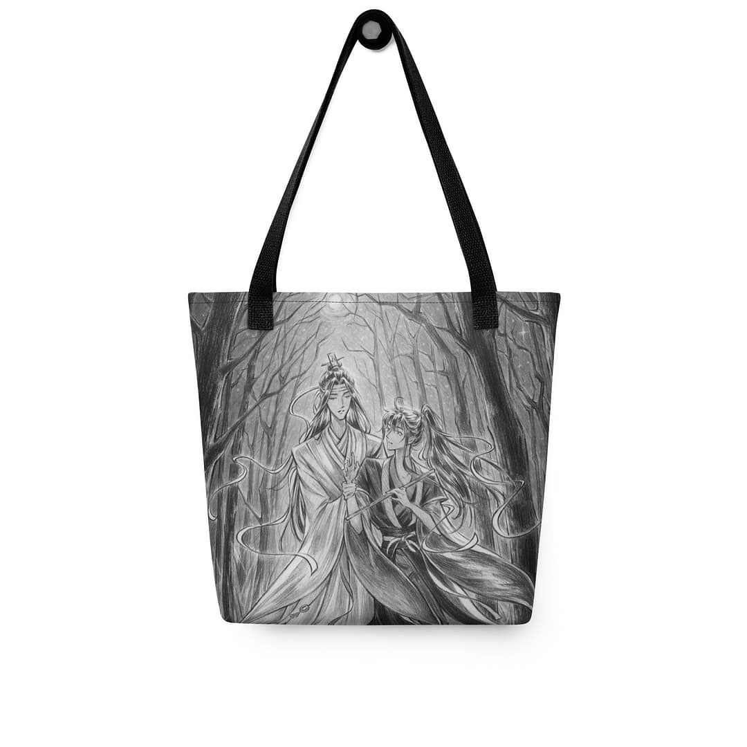 Grandmaster of Demonic Cultivation: Lan Wangji Reunites with Wei Wuxian Tote Bag